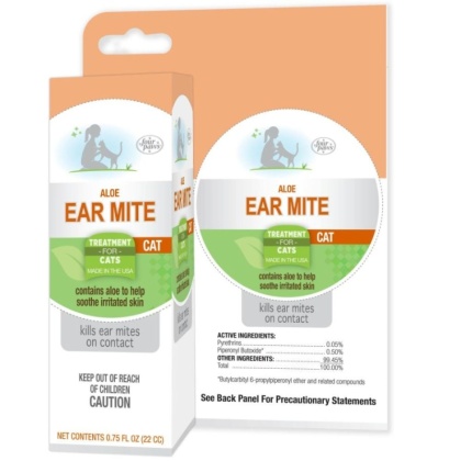 Four Paws Ear Mite Remedy for Cats - .75 oz