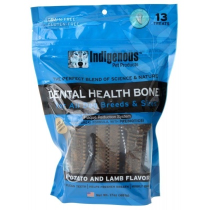 Indigenous Dental Health Bones - Potato & Lamb Flavor - 13 Count